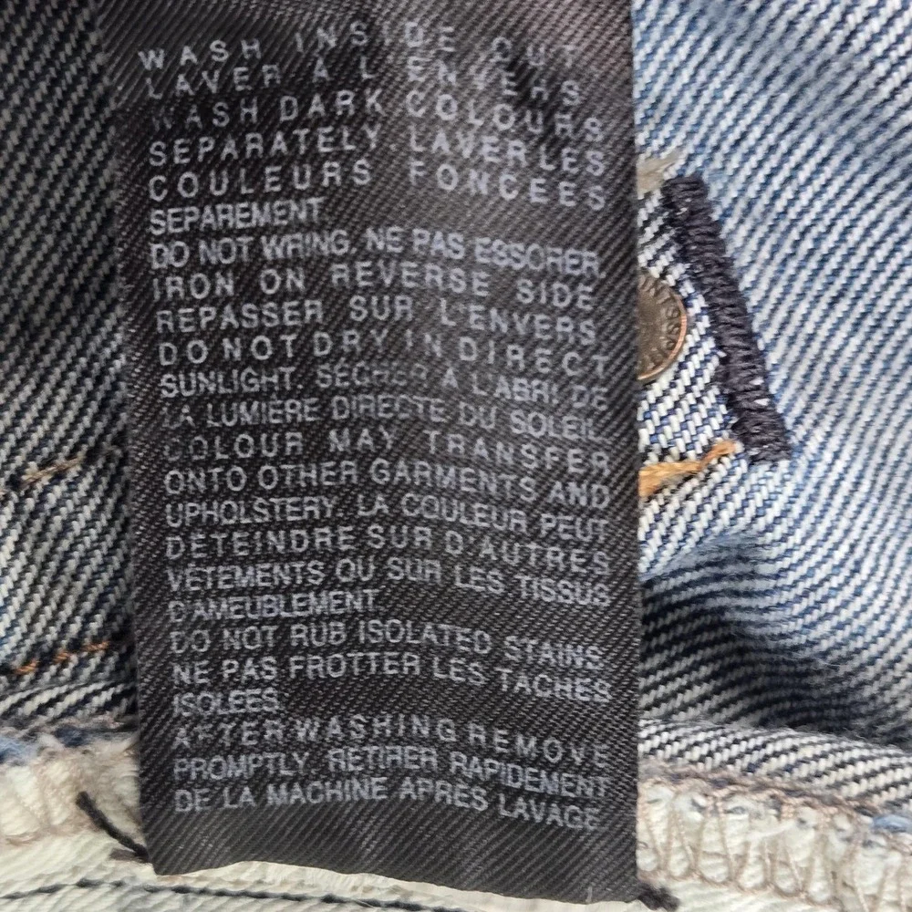 AllSaints Spitalfields Jeans Mens 30x23 (tag 30) Blue Fife Higgins Straight